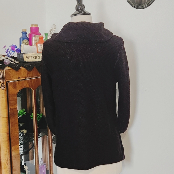 Jones NY, Knit Cowl Sweater, Pockets, Like New, Light Knit, Fall Item - Picture 4 of 8